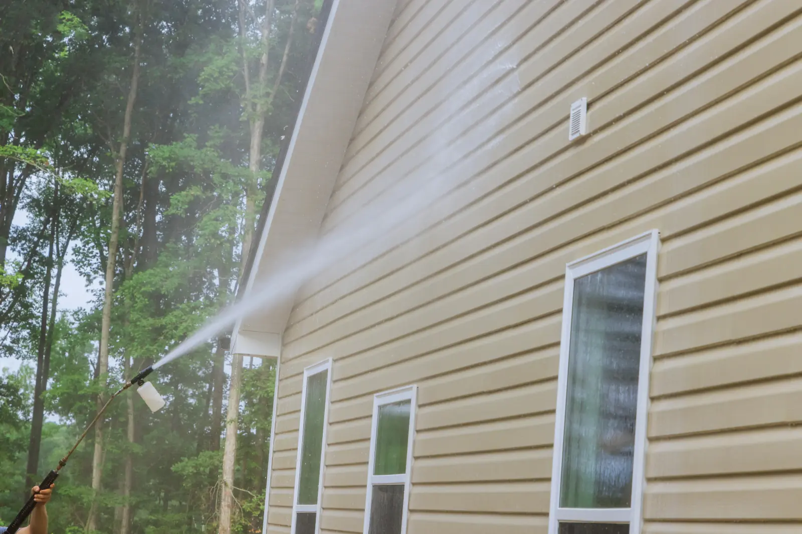 Power washing transformation by Clean Cut in Decatur IL