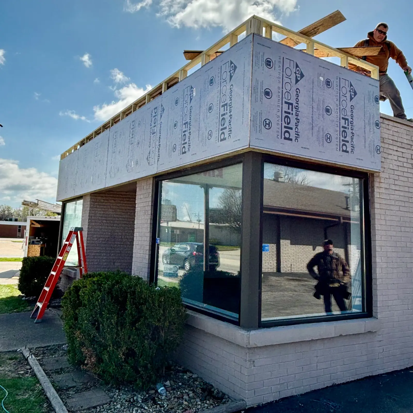 Commercial exterior painting service in Springfield IL