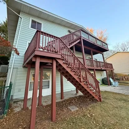 Professional deck refinishing in Decatur