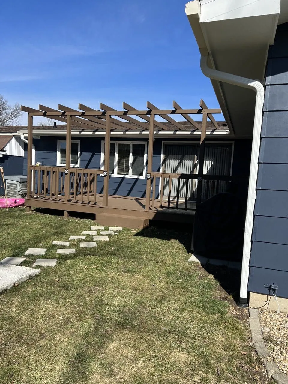 Deck restoration project in Macon County